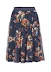 GOLDNER Rok van mesh Mesh rok met bloemenprint