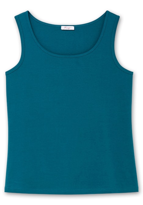 Tanktop Ärmellos Uni Ohne Kragen