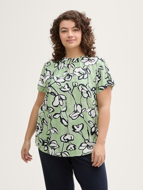 Tom Tailor Women PLUS Blusen & Shirts Plus Size - Bluse aus Viskose