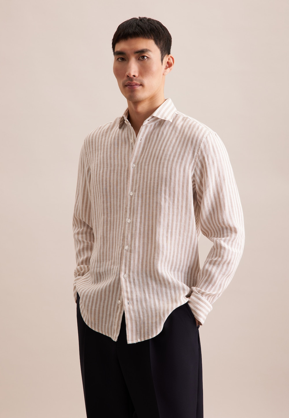 Herren Business Hemd - Streifen