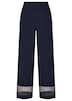 Weite Hose VERA mit Mesh-Details