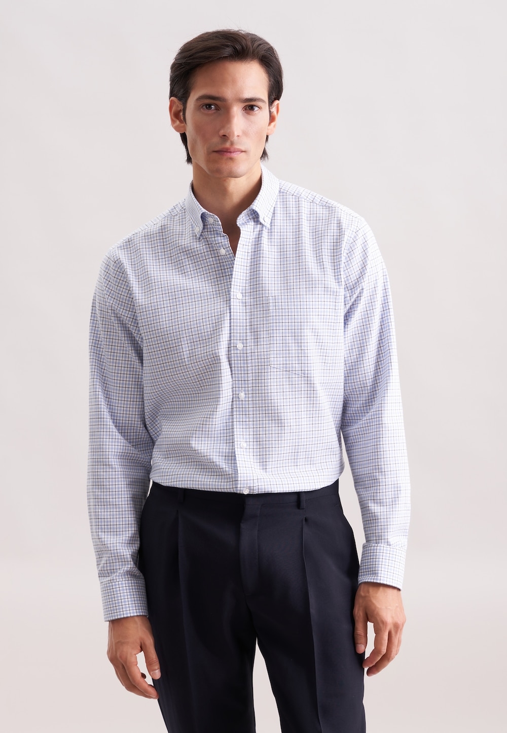 Herren Flanellhemd - Karo