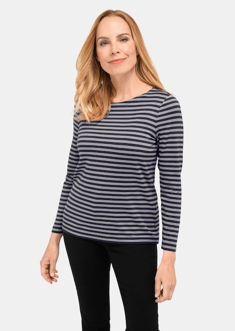 Buntgewirktes Ringelshirt