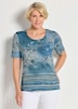 Druckshirt mit floralem Muster