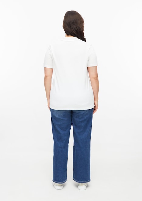 Poloshirt aus Baumwollpiqué
