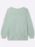Langarm-Pullover Strickpullover mit U-Boot-Ausschnitt Langarm Ohne Kragen
