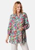 Gedessineerde blouse met exotisch patroon