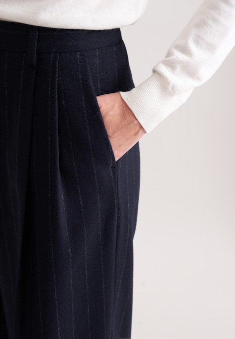 Damen Stoffhose - Flanell