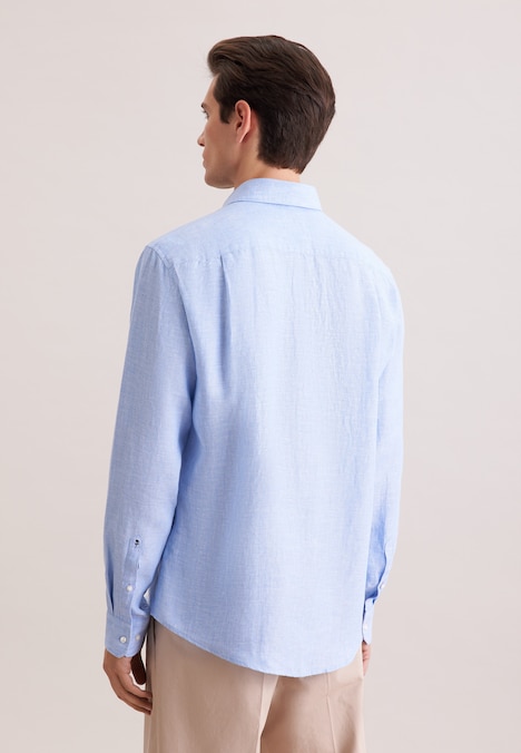Herren Leinenhemd - Uni