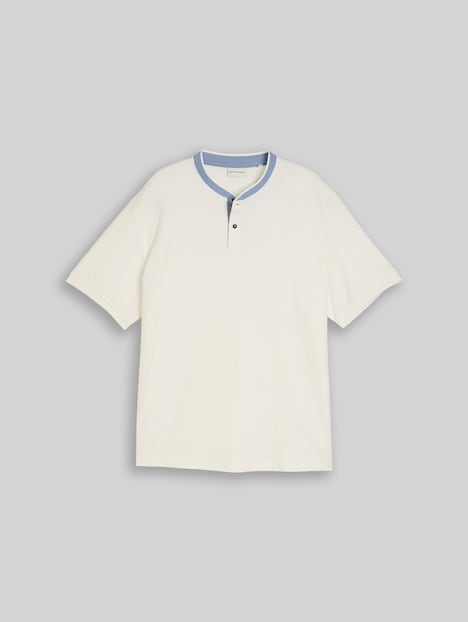 Poloshirt mit Stehkragen