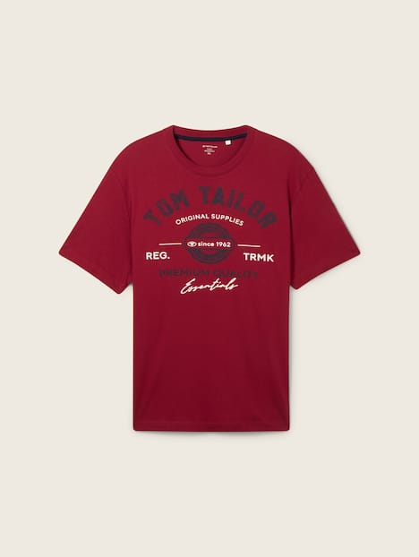 T-Shirt mit Logo Print