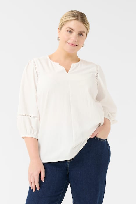 Langarm-Bluse Regular fit