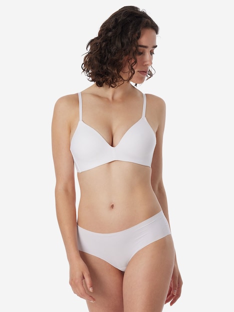 Schiesser Damen Panty Invisible Light 4-Pack weiss,nachtblau