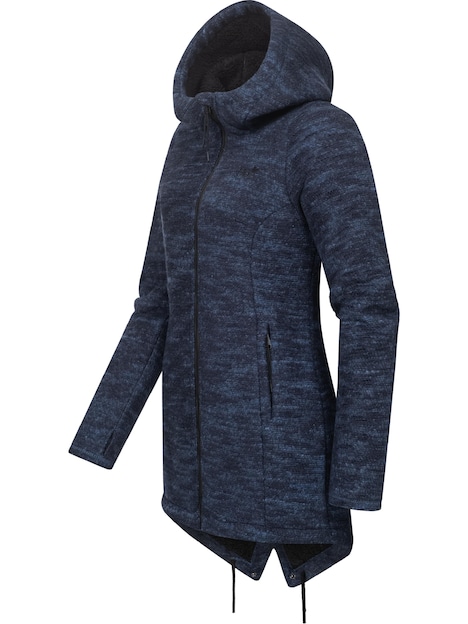 Kapuzenstrickjacke Wingi Melange