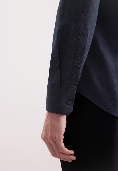 Herren Flanellhemd - Uni