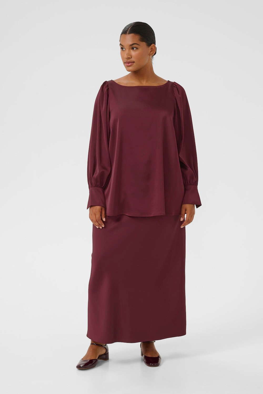 Langarm-Bluse Regular fit