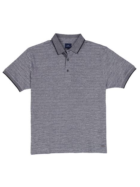 engbers Herren Polo-Shirt strukturiert , Schwarz