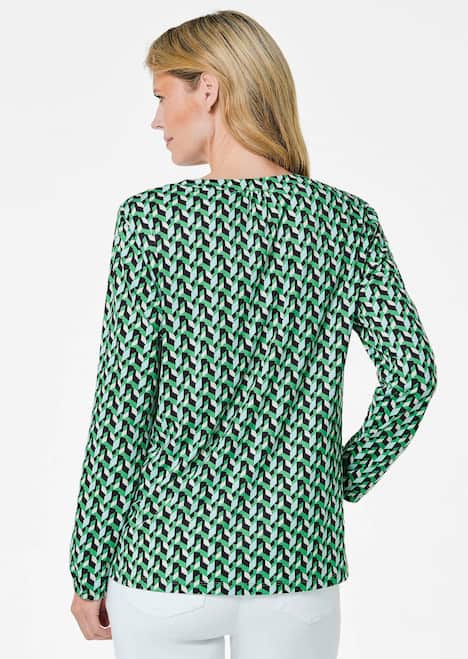 GOLDNER Jersey blouse Blouseshirt in vrouwelijk model