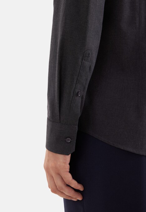 Herren Flanellhemd - Uni