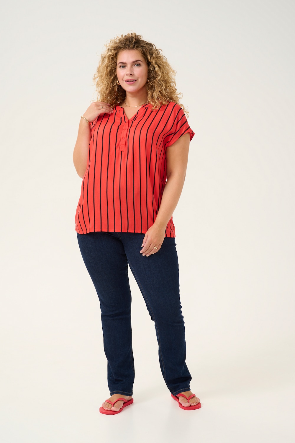 Ärmellose Bluse Regular fit