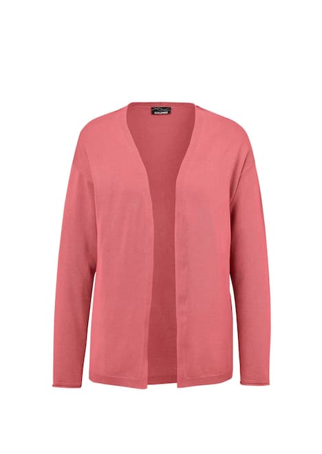 Offene Strickjacke in Kurzform
