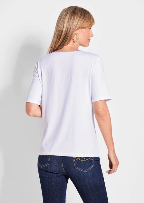 Druckshirt mit Blumenmotiv