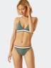 Schiesser Damen Bikini-Hose Aqua Californian Dream - khaki