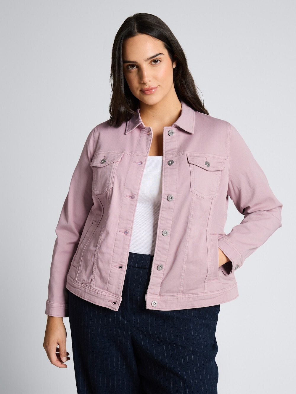 Jeansjacke mit Eingriffstaschen