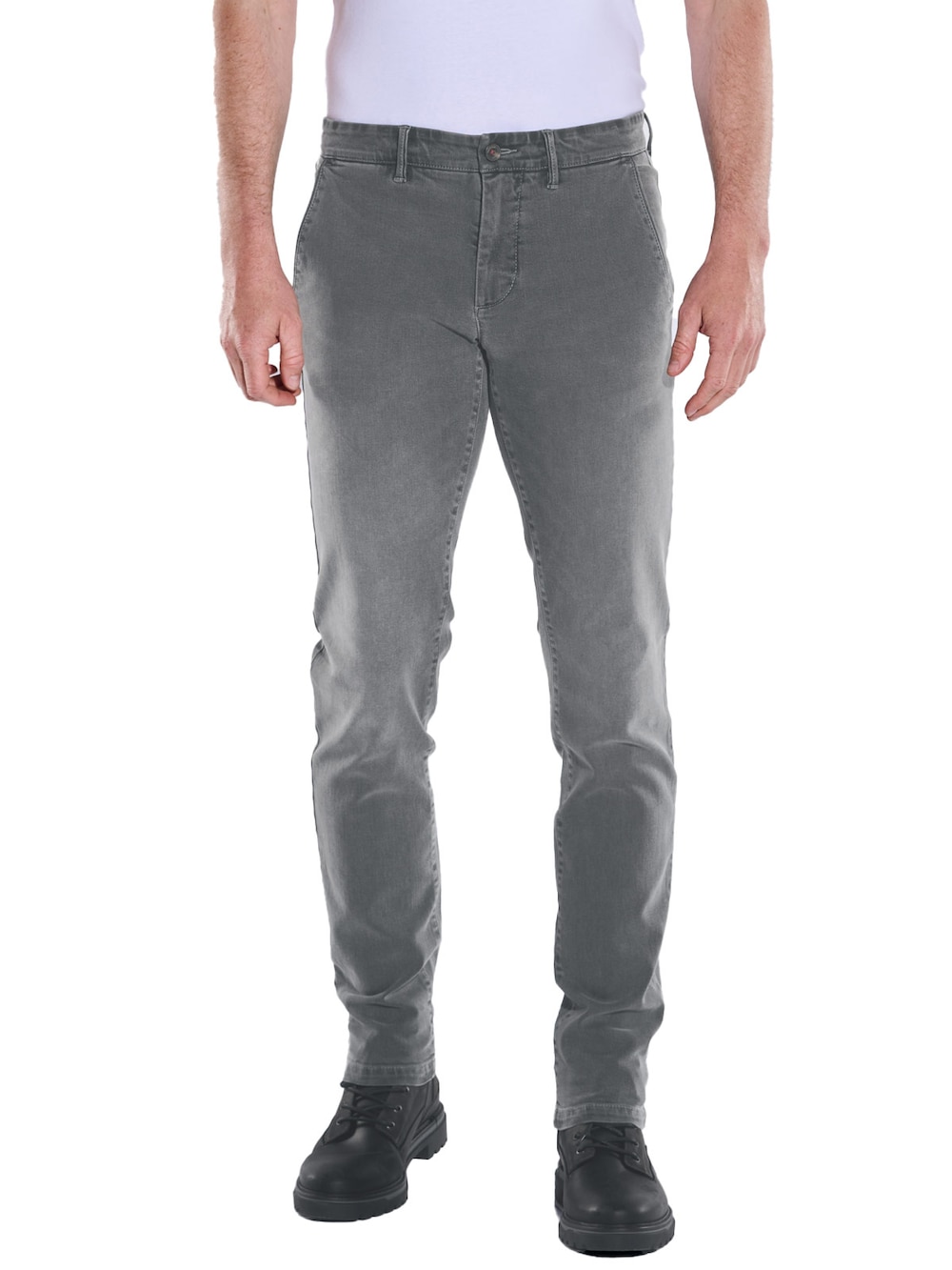 engbers Herren Super-Stretch-Jeans regular , Granitgrau