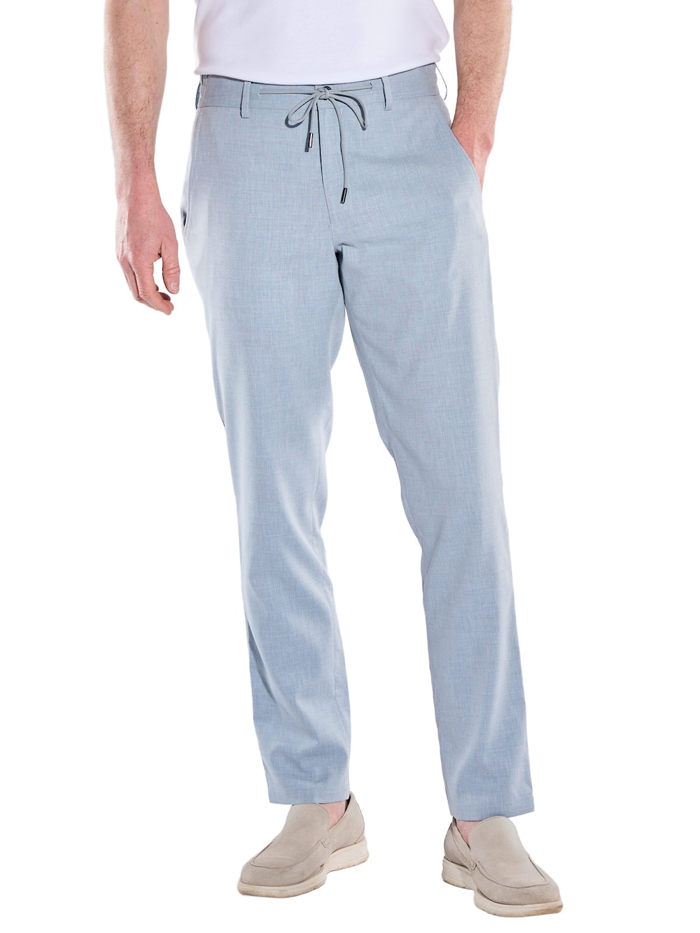 Herren Leichte Anzug-Hose , Hellblau
