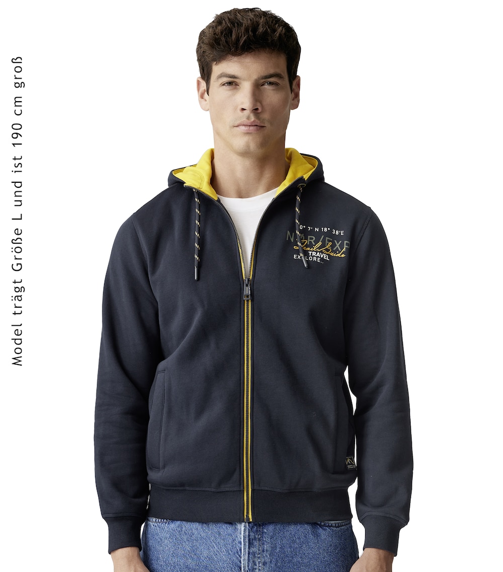 Sweatjacke uni