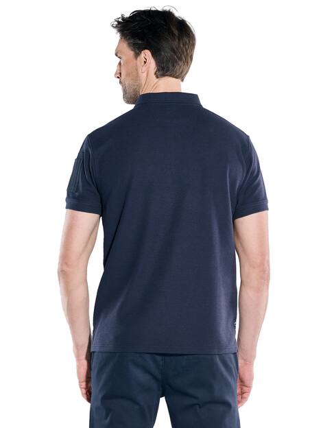 engbers Herren Polo-Shirt regular , Saphirblau