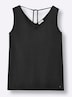 Shirttop Shirttop mit Bindeband im Nacken Ärmellos