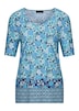 GOLDNER Shirt Shirt met bloemen en randdessin