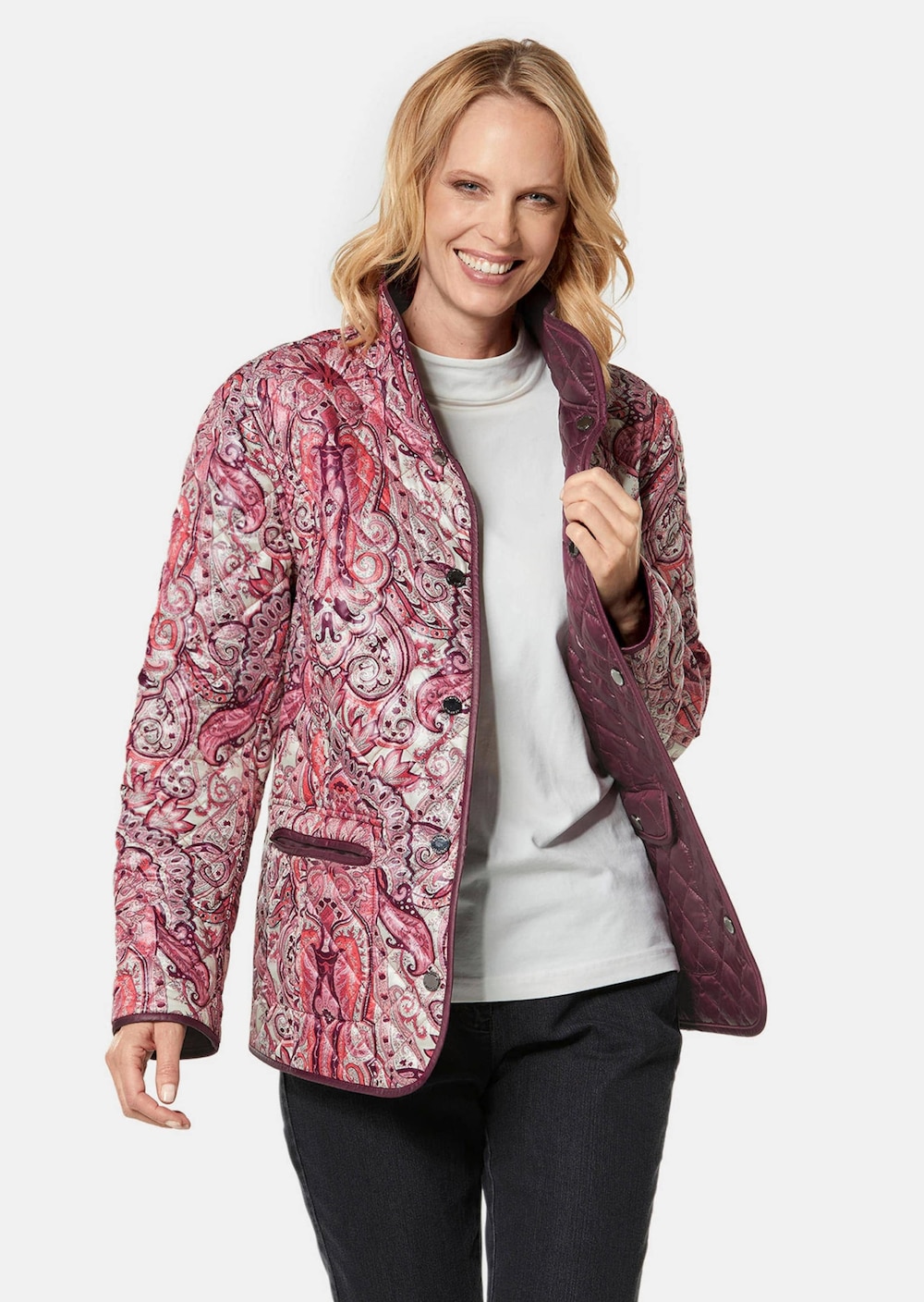 Leichte Steppjacke zum wenden
