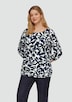 Shirt mit All-over-Print aus Viskosestretch