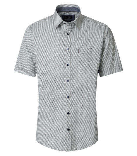 Freizeithemd Kurzarm Print Comfort Fit