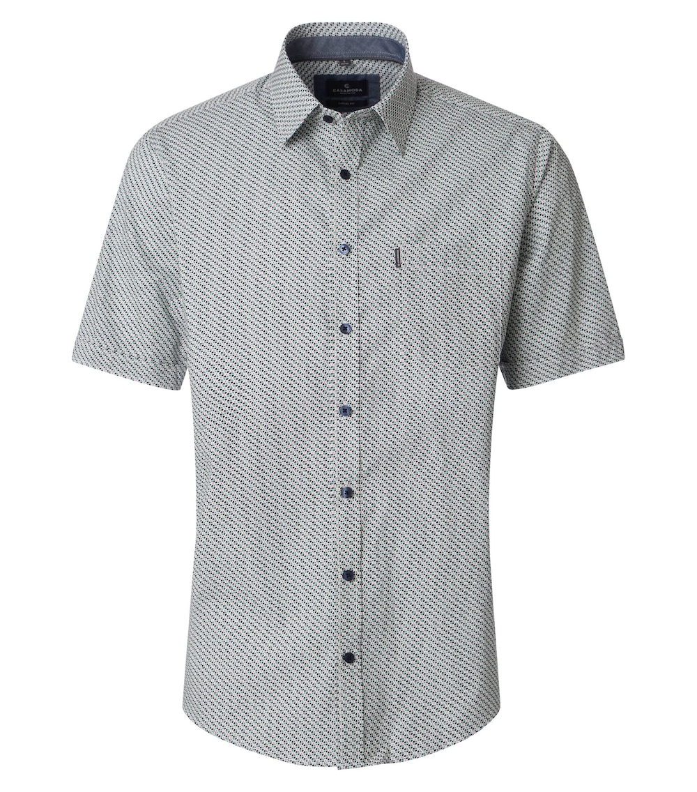Freizeithemd Kurzarm Print Comfort Fit