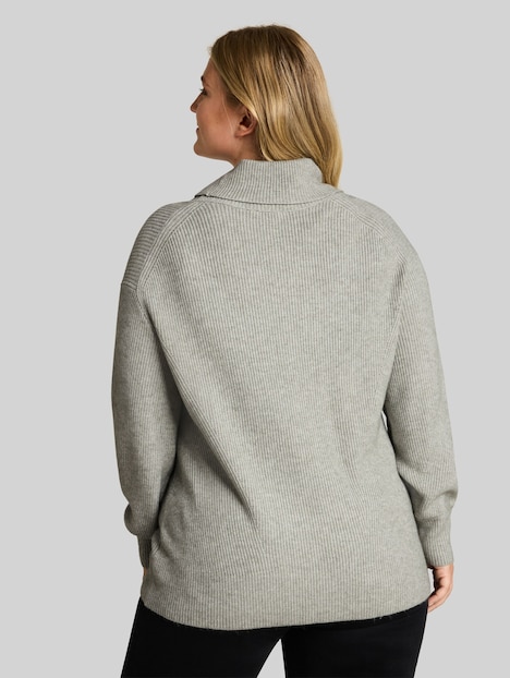 Oversize Rollkragenpullover