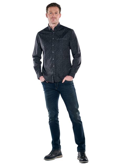 engbers Herren Hemd langarm , Schwarz