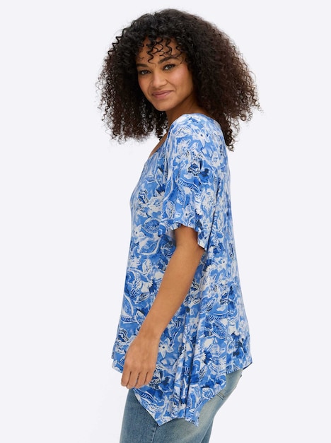 T-Shirt Kurzarm Ohne Kragen
