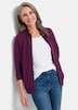 Jerseyjacke mit Ottomanstruktur