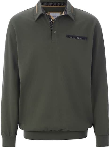 Langarm-Poloshirt DOROCASTI