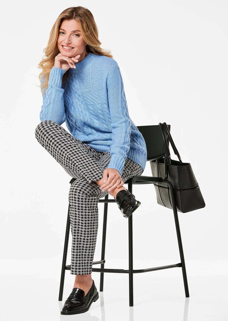 Zachte trui met prachtige structuur