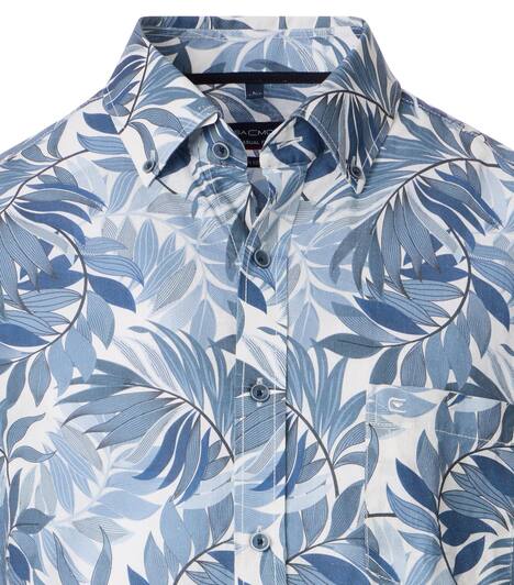 Leinenhemd Print Casual Fit