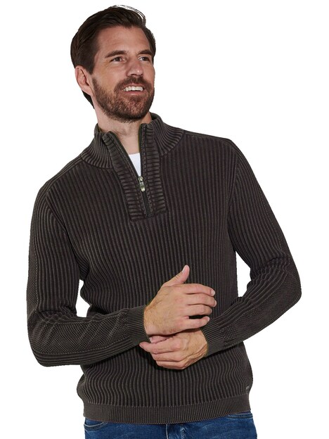 Pullover mit Troyerkragen