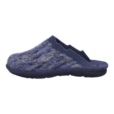 Hausschuh Lille 07, blau-multi