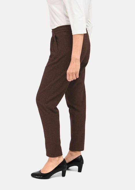 Wärmende Schlupfhose LOUISA in knitterarmer Ware