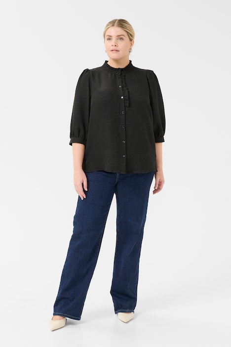 Langarm-Bluse Regular fit