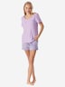 Schiesser Damen Schlafanzug Modern Nightwear orchid